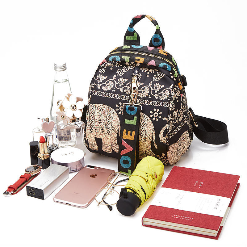 Nylon Oxford cute Backpack/Length 25CM* width 14CM* height 21CM