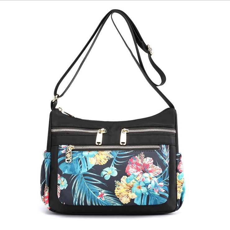 Nylon Oxford print large capacity casual bag / height 20CM* width 27CM* thickness 10CM