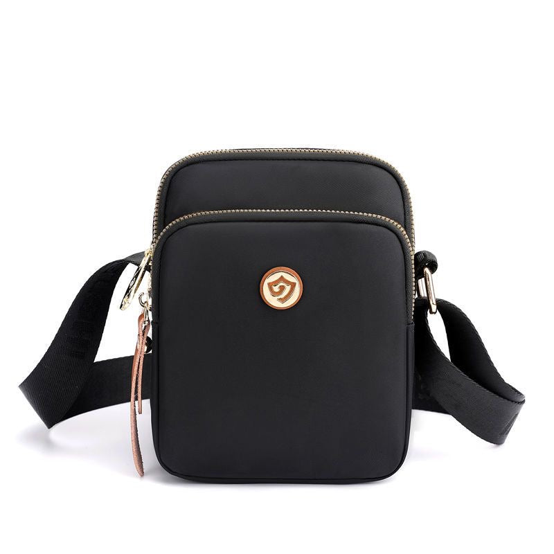 Solid color nylon small square bag, mobile phone bag / height 18CM* width 14CM* thickness 7CM