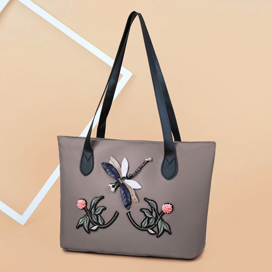 Casual portable embroidery bag/height 26CM*hand up 28CM/width 34CM/thickness 10CM