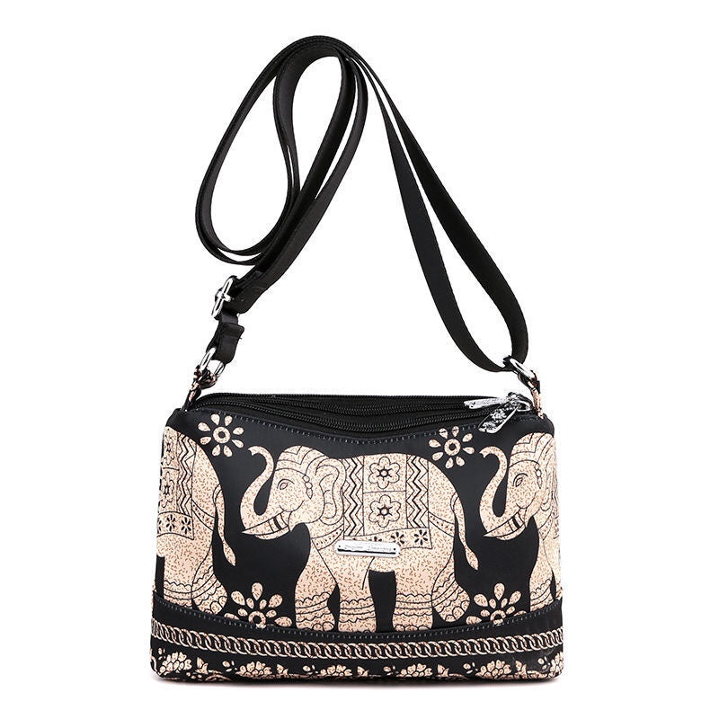 Nylon casual printed shoulder bag / height 15CM* width 24CM* thickness 9CM