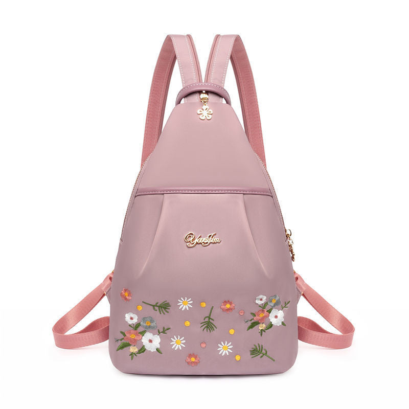 Three-in-one casual embroidery bag / height 33CM* width 23CM* thickness 13CM