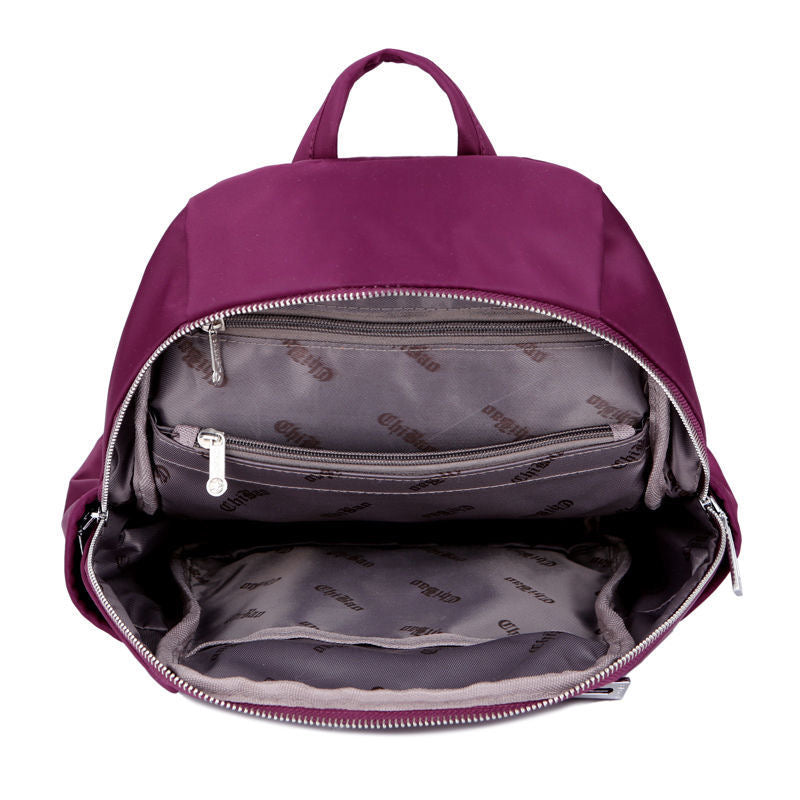 All canvas solid color backpack/width 26CM* height 35CM* thickness 14CM
