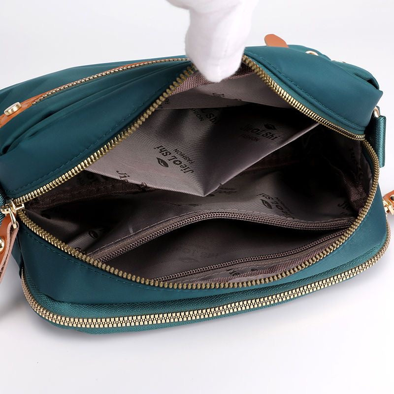 Multi-layer Oxford waterproof small bag/all-in-one fashion canvas bag/Length 24CM* width 10CM* height 16CM