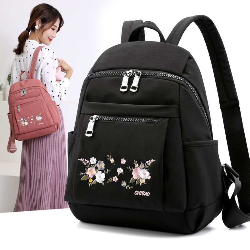 Fashion embroidery casual backpack/width 27CM* height 35CM* thickness 14CM